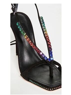 SHULTZ Vikki Crystal Strappy High Heels